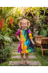 Hand Painted Rayon Kids Dress